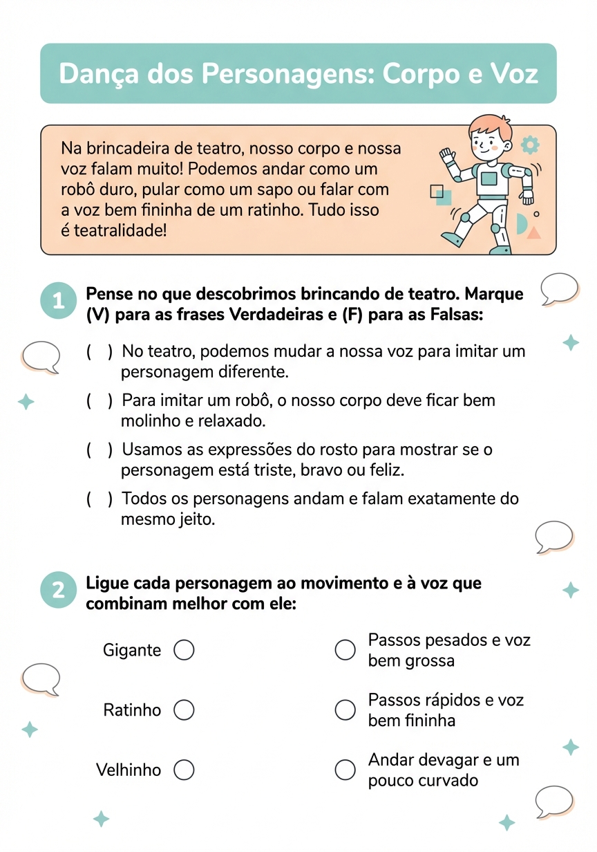Folha real - Danca dos Personagens (Arte)